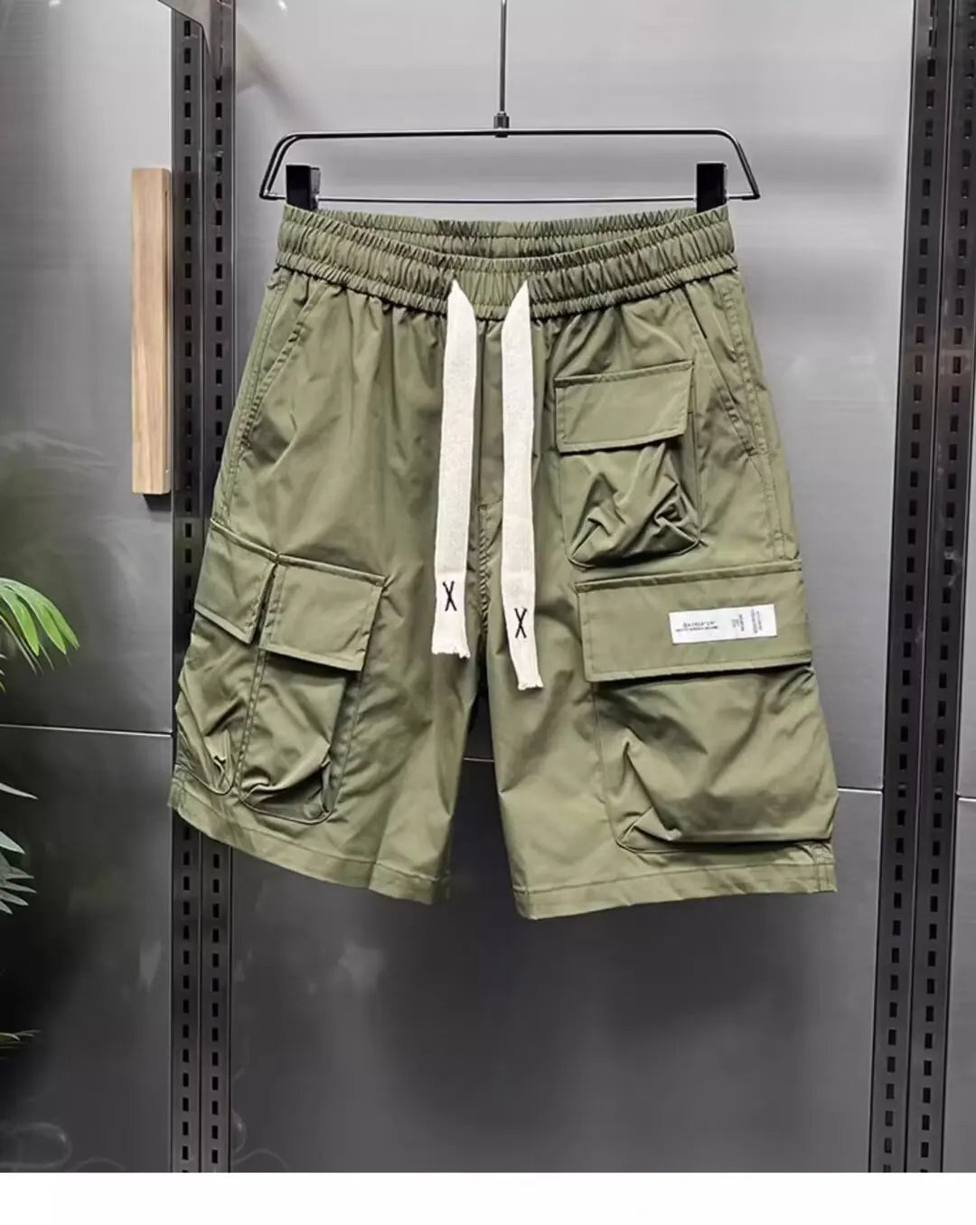 Men's Shorts Multi-Pocket Fashion Overalls Shorts Quick Dry Outdoor Casual Fitness Loose Harajuku Streetwear High Quality Shorts