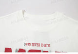 Anime Chrome logo – Men Short Sleeve T Shirts Letter Reflection Print Tshirt Hig
