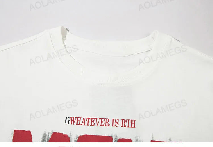 Anime Chrome logo – Men Short Sleeve T Shirts Letter Reflection Print Tshirt Hig