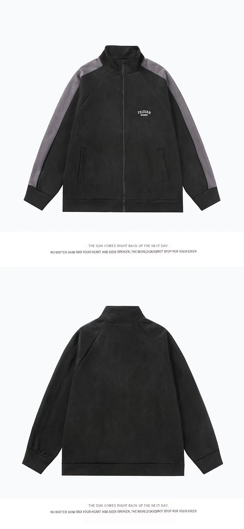 Retro Baseball Jacket for Men Cold Weather Jacket