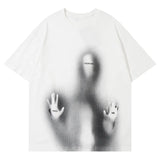 Trapwear Graphic tee – Men Y2K Oversize T Shirts Punk Gothic Unreal Figure Sos Grap