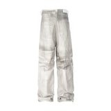 dirty dyed patchwork wide leg baggy jeans for men and women straight y2k ropa hombre denim trousers oversized casual cargo pants unique cargo style 1725