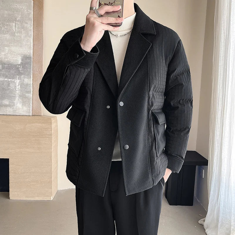 zip-up minimalist jacket, cold-season outfit - must-have street style essential for fashion lovers