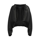 menswear fashion piece featuring kanye 2023 new high quality fashion high street plastic 3d cotton coat black blue design – premium quality jacket for men