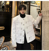 double-layered streetwear hoodie, 2025 trend piece - comfortable cotton fit with bold prints