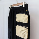 urban streetwear cactus jack cargo joggers pants harajuku hip hop multi pocket loose casual cargo sweatpants men baggy unique joggers style 5057