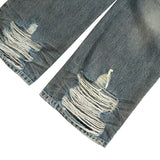 hi street vintage baggy jeans men retro blue loose straight denim pants distressed ripped dirty jeans trouser hip hop streetwear stacked flare jeans