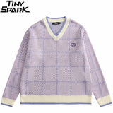 grunge knit sweater with heavyweight fabric, layered urban look for cold weather, street fashion menswear trend for seasonal 