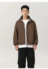 grunge winter jacket, layered citywear - trendy urban streetwear fashion for men and women