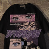 Gothic Crying angel – Cotton American Style Trendy Printed Short Sleeved T Shirt F
