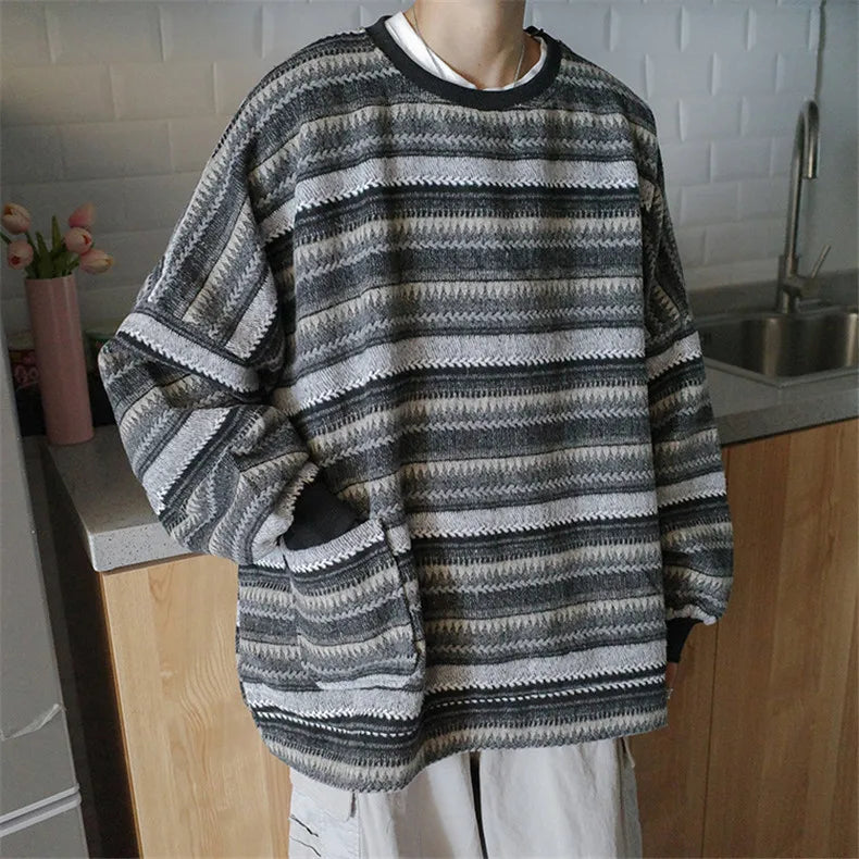 y2k fire graphic pullover, urban streetwear essential, y2k flame pullover top for edgy winter outfits