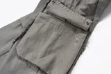 y2k streetwear tassel multi pocket jeans for men straight solid baggy cargo pants pantalones hombre casual denim trousers 1 unique cargo style 507