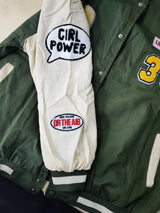 Retro Baseball Jacket for Men Cold Weather Jacket