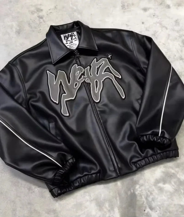Bold Graphic Bomber Streetwear Photo-Ready Jacket