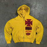 Y2k Long Sleeved Pullover Hoodie Sweatshirt Retro Printed Pattern Clothes Streetwear Hip-Hop Rap Gothic Style Punk Tops 2024