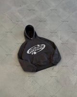 techwear street knit hoodie with oversized flame detail for urban fall winter outfits, street fashion menswear trend for seas