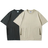 Y2k Crying angel – Mountain Large Pocket Workwear Short Sleeved T Shirts For Me