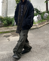 vaporwave melting smiley featuring undermycar 2024 new high quality shirt plaid cover with layered zipper open up hoodie black