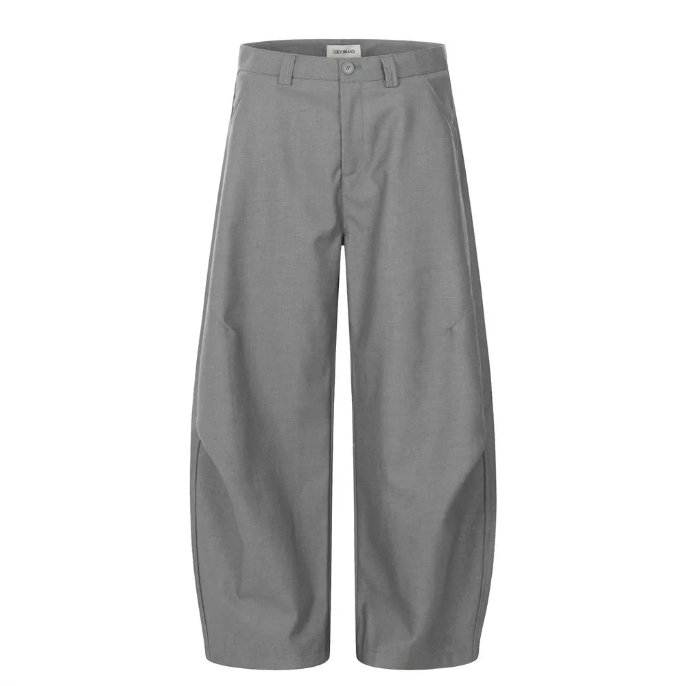 men women american streetwear fashion loose casual vibe hip hop cleanfit wide leg suit pant boyfriend harem pants trousers unique default style 2064
