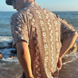 2024 summer beach casual men resort style versatile short-sleeved shirt new Cuban style trendy fashion high-end shirt for men