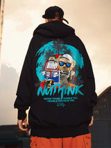 Funny Vacation Bear Graphic Printed Hoodies For Men Streetwear Hip Hop
