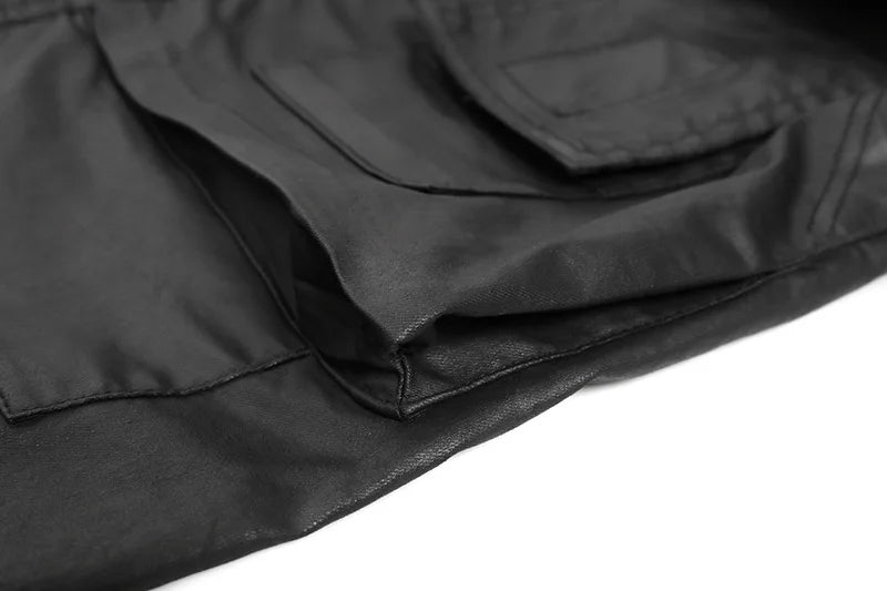 new men 2023 rick waxed tactical paratrooper cargo comfortable cotton parkour sweat casual pants sweatpants tag 720 unique joggers style 1215