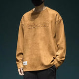 Autumn Letter Foam Printed Crewneck Sweatshirts For Men Oversized Pullovers Hoodies 2025 New Y2K Streetwear Sudaderas Aesthetic