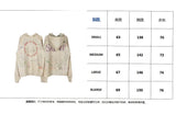 2024 New Arrival Vintage SM Brand Fashion Hand painted Graffiti Vintage ripped distressed hoodie Sweatshirt