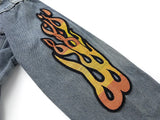 Fleece hooded streetwear graffiti zip-up windbreaker