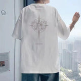 Anime Vintage print – Korean Creative Design Fashion Printed Short Sleeved T Shirt