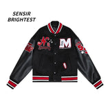 checkered bomber jacket, daily drip essential, men's streetwear fashion, oversized urban jacket, high quality cold-weather co