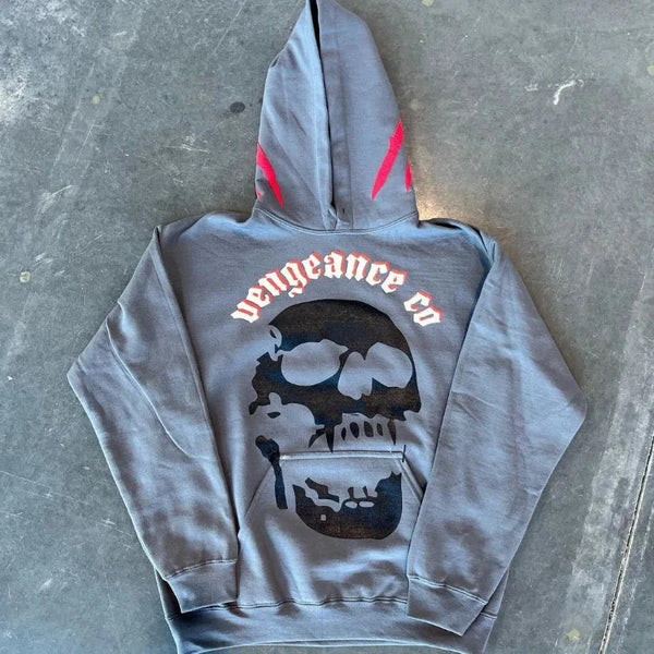 y2k long sleeved pullover hoodie sweatshirt jacket personalized printed pattern streetwear school outfit hip-hop punk winter new