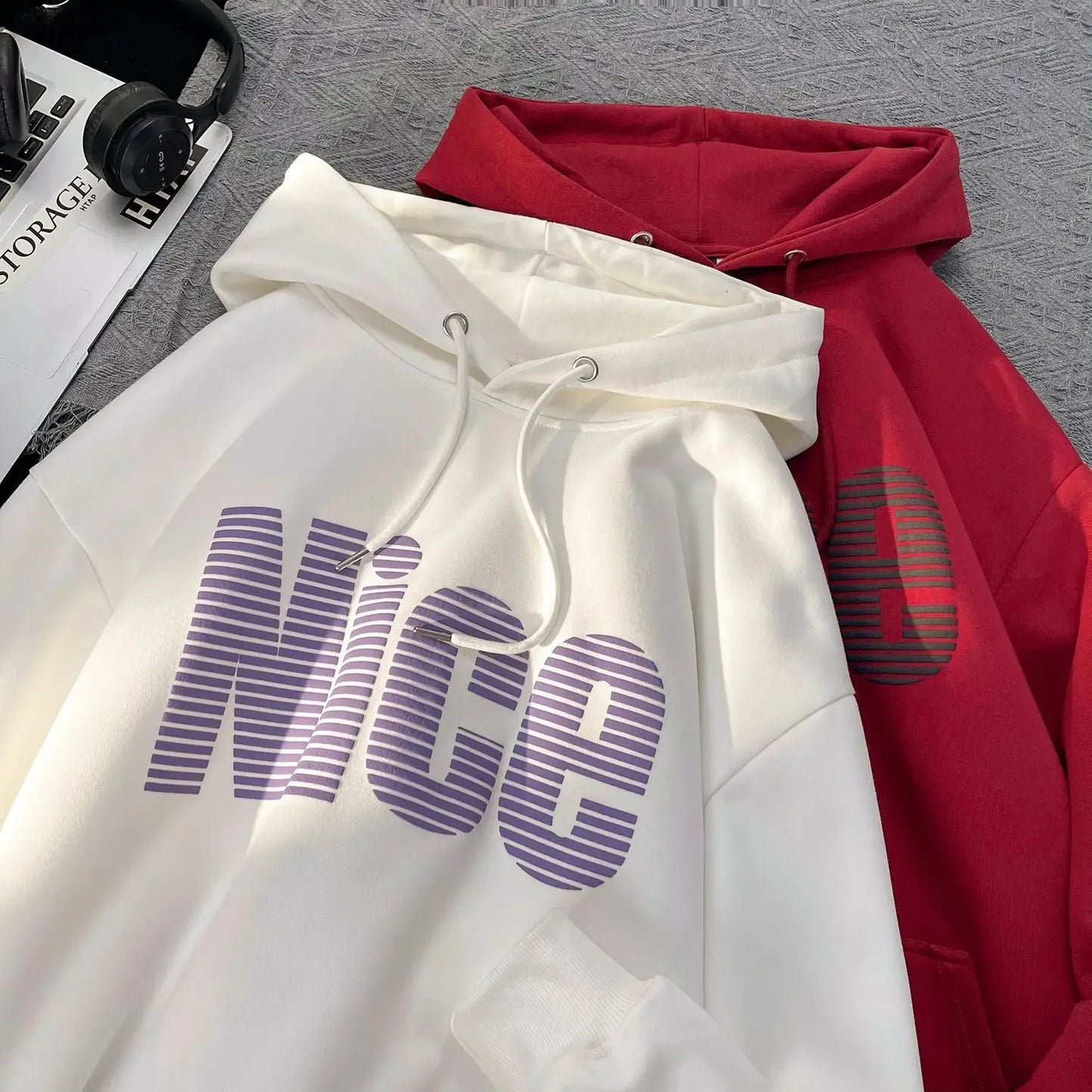 American Spring And Autumn Trendy Men And Women Hip Hop Retro Letter P
