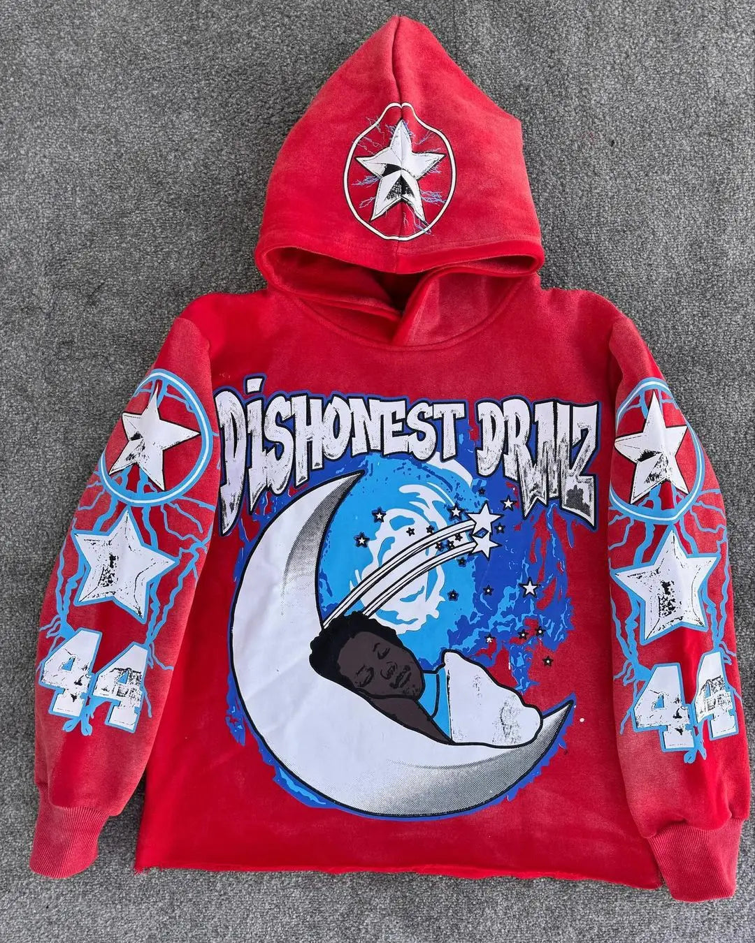 2024 y2k long sleeved foam printed pullover hoodie sweatshirt and pants two piece streetwear trendy wear dark vintage casual we unique default style 2275
