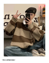 techwear flame knit sweater with structured oversized fit, ideal for cold streetwear layers, men’s streetwear clothing piece 