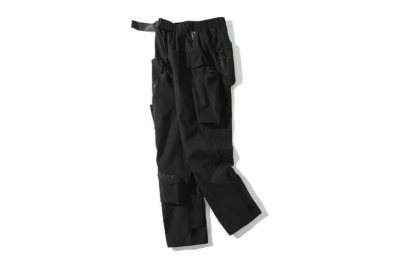 high new luxury men 2023 under my car zip up comfortable nylon workwear parkour tactical function casual pants sports cargo 484 unique cargo style 943