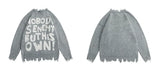 loose fit o-neck sweater, daily wear knit, cozy fashion fit, stylish street outfit, modern aesthetic appeal