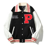 streetwear casual everyday hip unisex print design image oversized material high - premium essential fashion graphic fit style style 91dbd9 urban quality japanese-retro-letter-and-daisy-embroidery-contrast-color-thick-woolen-jacket-for-men-and-women-streetwear-casual-winter-coat hop wear streetwear design ID 97d0a
