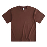 Harajuku Aesthetic piece – Amekaji Vintage T Shirt Men 2023 Summer New Combed Cotton Ro