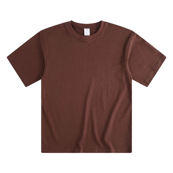 Harajuku Aesthetic piece – Amekaji Vintage T Shirt Men 2023 Summer New Combed Cotton Ro
