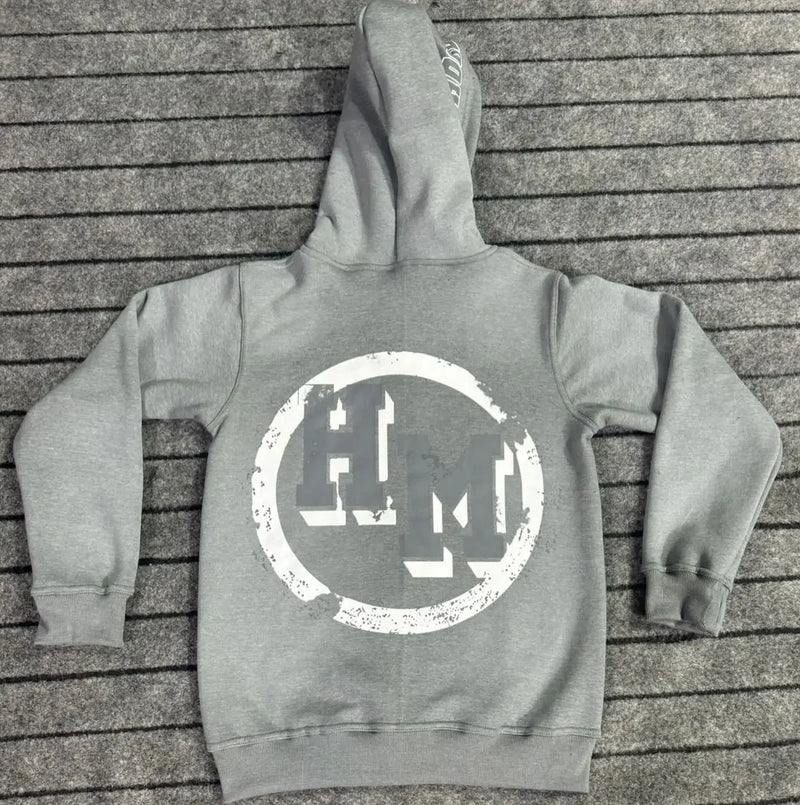 American Gothic Fashion Letter Pattern Print Oversized Hoodie Mens Y2K