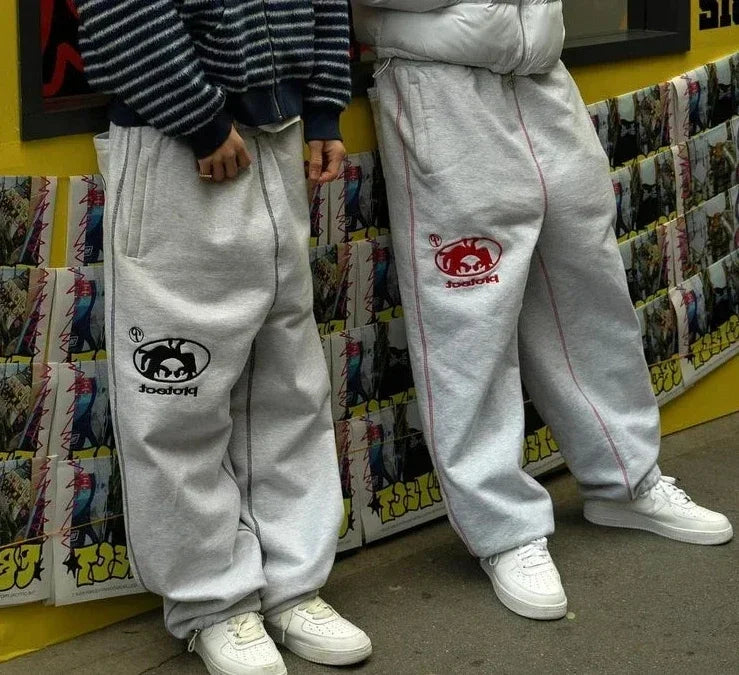 casual police trousers work pants male korean harajuku man long pants cargo streetwear joggers men y2k streetwear merican style streetwear sweatpants