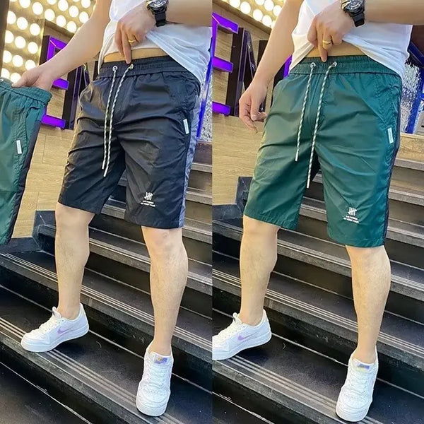 sport shorts men sportswear fashion running shorts quick drying beach bottoms summer gym fitness training jogging short pants techwear shorts