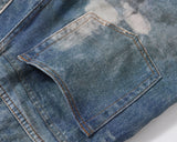 y2k hip hop laser printed hole casual loose jeans pants for men and women straight patchwork oversized baggy denim trousers unique jeans style 5579
