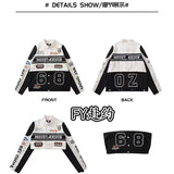 Leather Panel Streetwear Jacket Daily Fit Staple