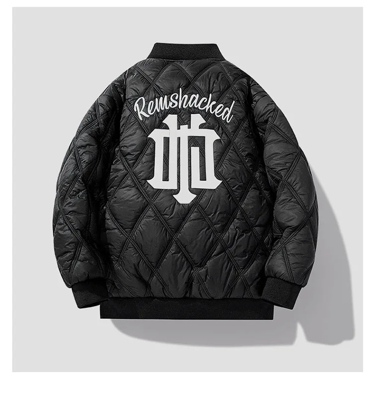 Winter men's cotton jacket stand-up collar baseball jacket men's cotton jacket