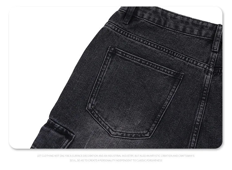 The new autumn and winter jeans are on backwards