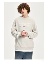 American Ins Personalized Hip-hop Heavy Cotton Round Neck Autumn Winter Sweatshirts for Men and Women Y2K Loose Thickened Tops