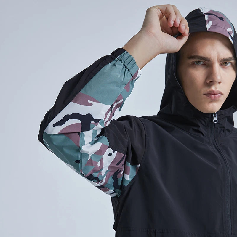 Minimalist vintage oversized high fashion quilted windbreaker