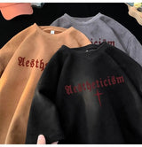 Gothic Broken heart – American Summer Trendy Men And Women Loose Personality Lette